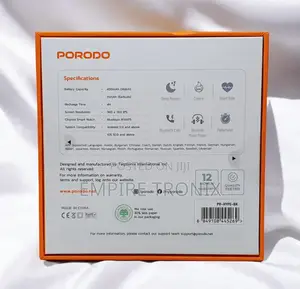 Porodo Hype Smartwatch With Earbuds