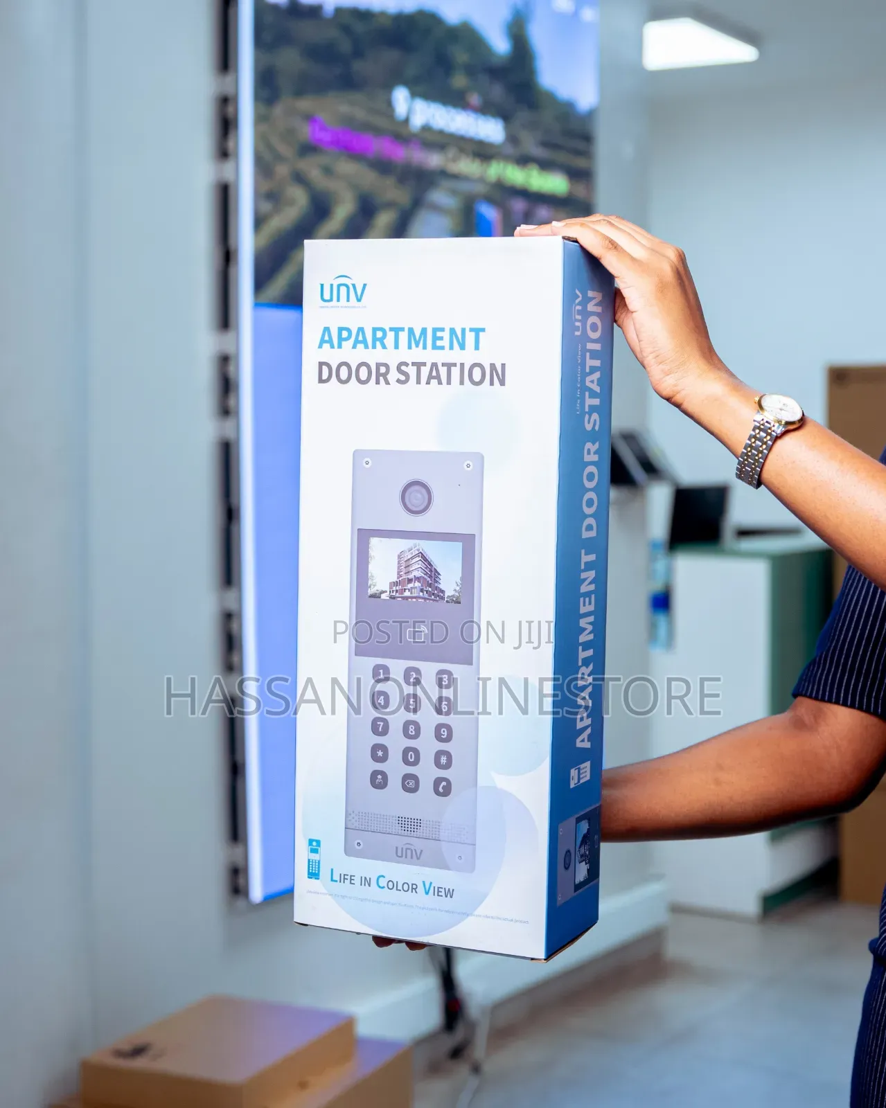 Unv Oeu-301s-Hmka Apartment Door Station(Ic Card,15 Keypads)