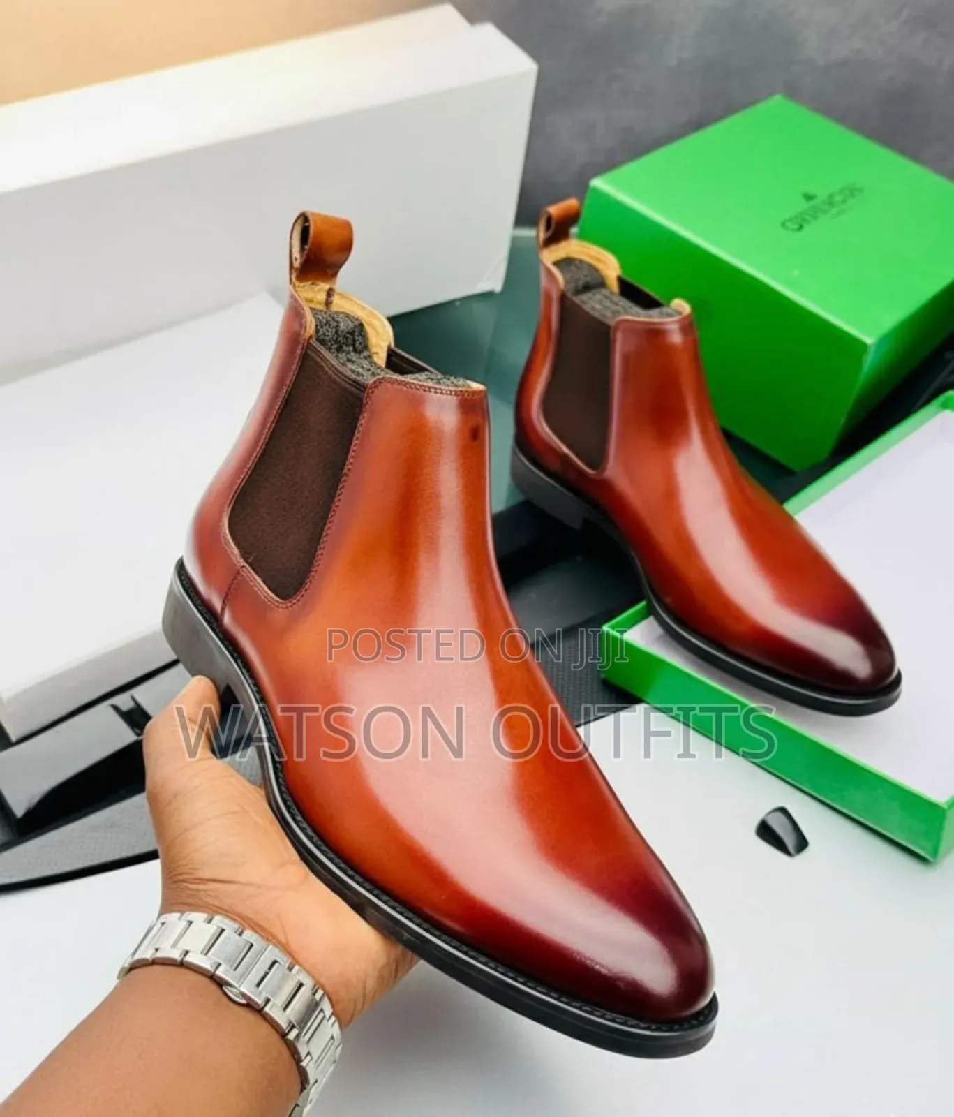 Men's Leather Boot Shoes Classically Timeless and Abiding