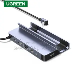 Ugreen Steam Deck Dock 6in1 Usb-C Hub Hdmi Ethernet 100w Charging