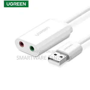 Ugreen Usb Audio Adapter External Stereo Sound Card 3.5mm Converter