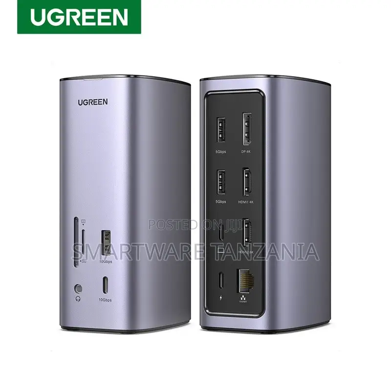 Ugreen Cm555 12 in 1 Usb C Docking Station Triple Display Hub Pd
