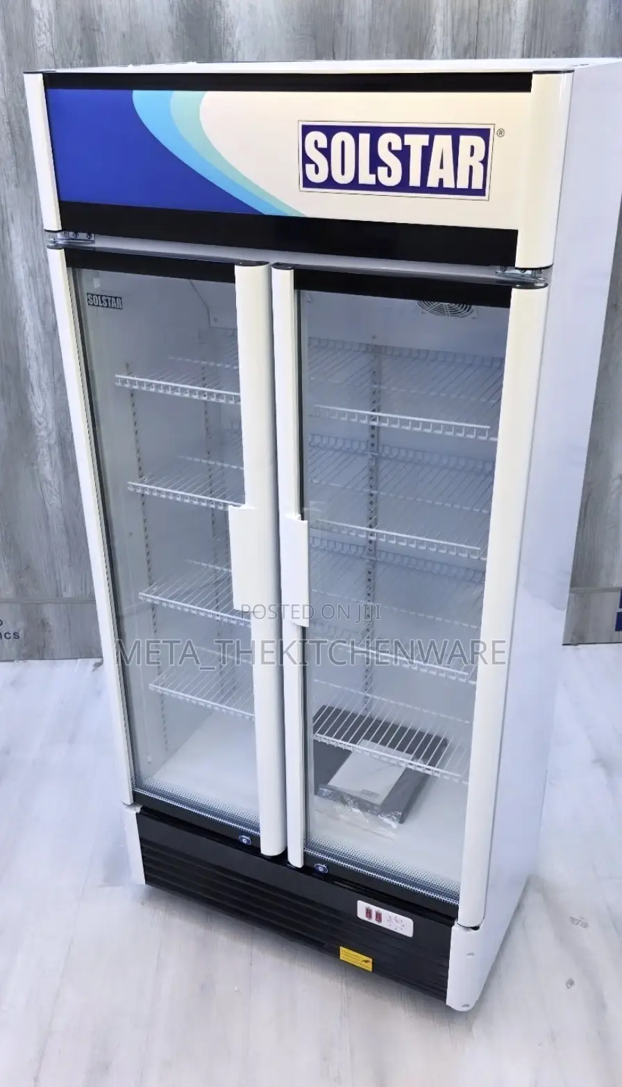 Solstar Showcase Fridge Double Door 466l