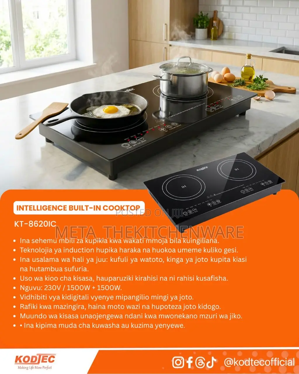 Kodtec Built in Induction Cooker