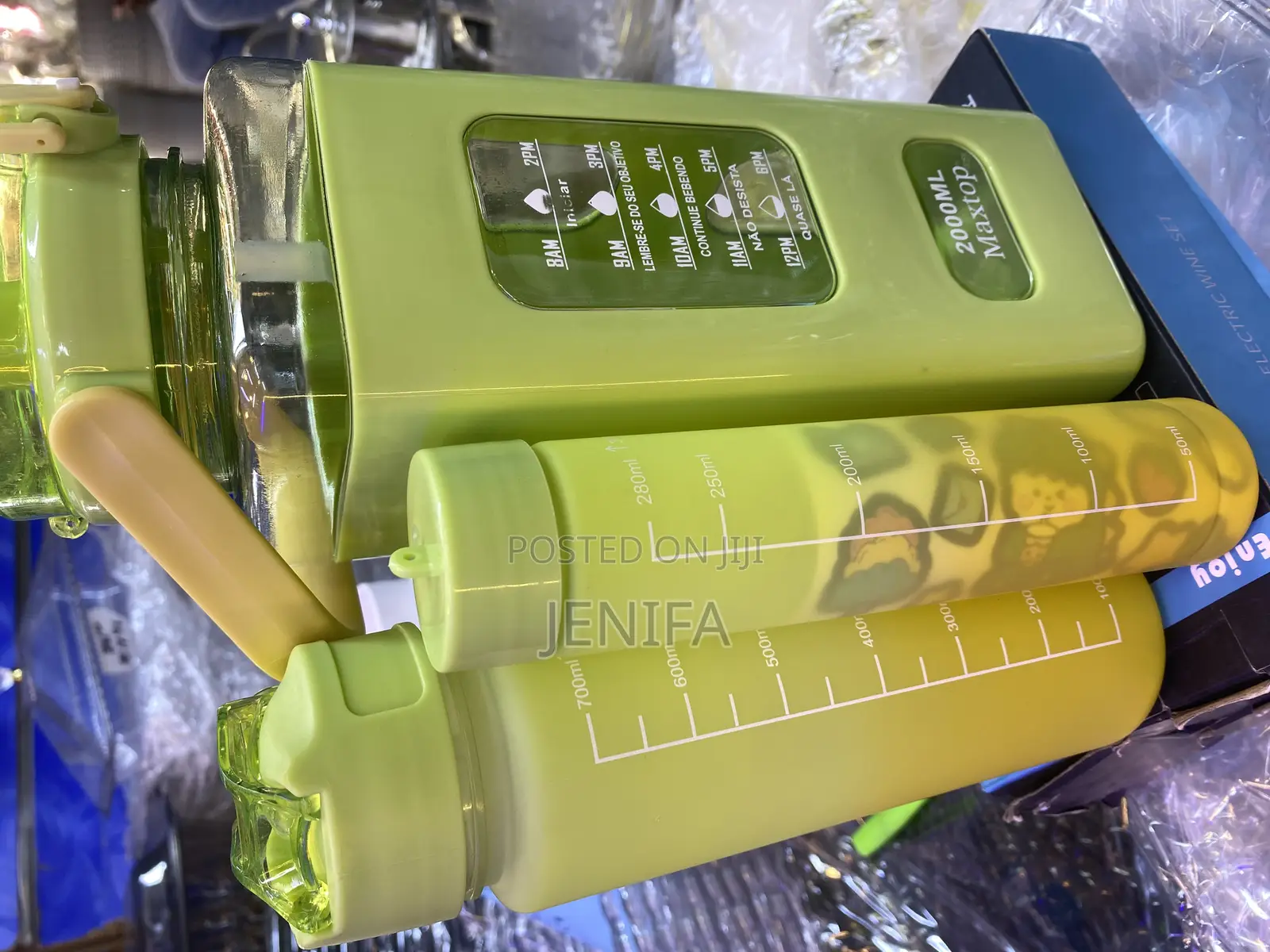 Water, Juice Bottles 3pcs Set, High 2l
