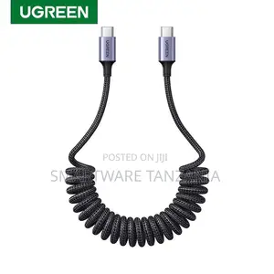Ugreen Car Spring Usb C Cable 100w Pd Fast Charging 1.5m Type C Data
