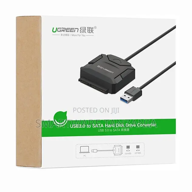 Ugreen Cr108 Sata to Usb 3.0 Adapter Cable SSD HDD Converter Uasp