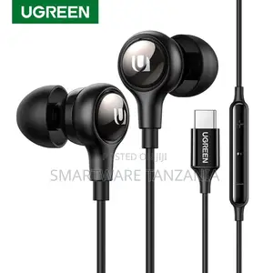 Ugreen Ep103 Usb C Headphones Wired Earbuds Mic Volume Control Type C