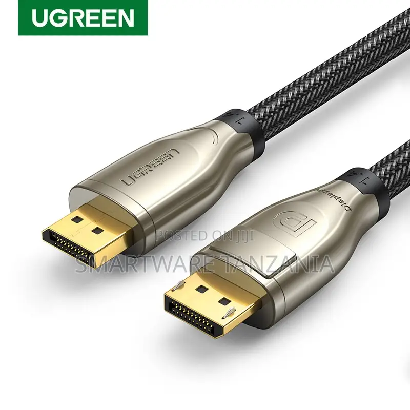 Ugreen Dp112 Displayport Cable 1.4 Male to Male Gold Plated Braided