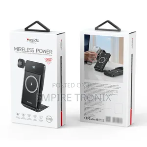 Yesido Yp69 10000mah 6-in-1 Magnetic Wireless Power Bank