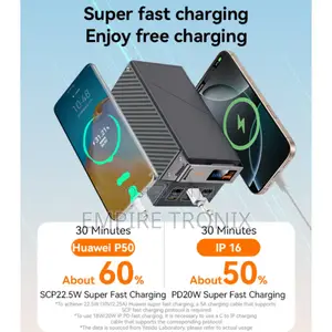 Yesido Yp63 50000mah 22.5w 6-Port Fast Charging Power Bank