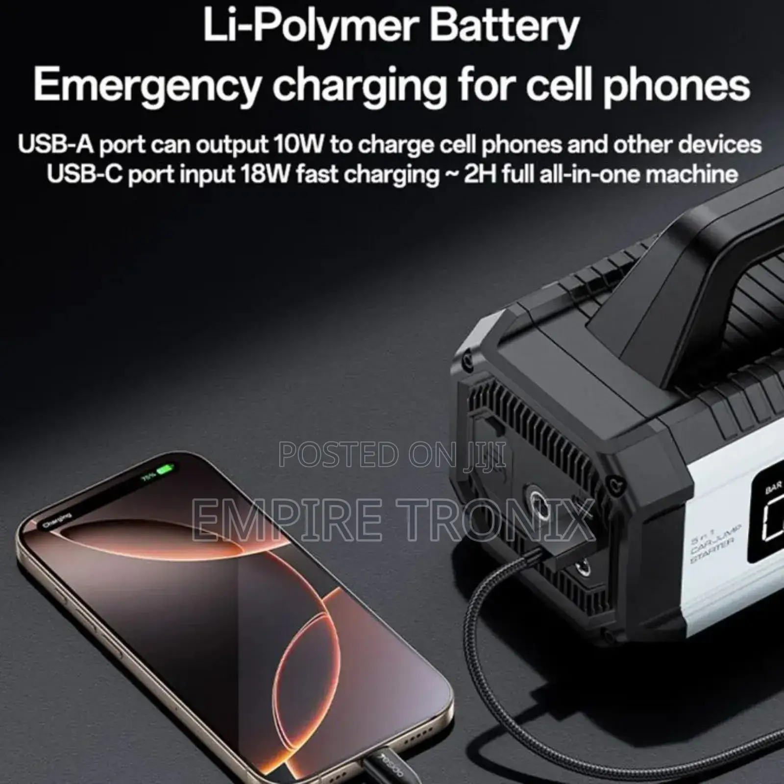 Yesido Vc13 5-in-1 Car Jump Starter 10000mah