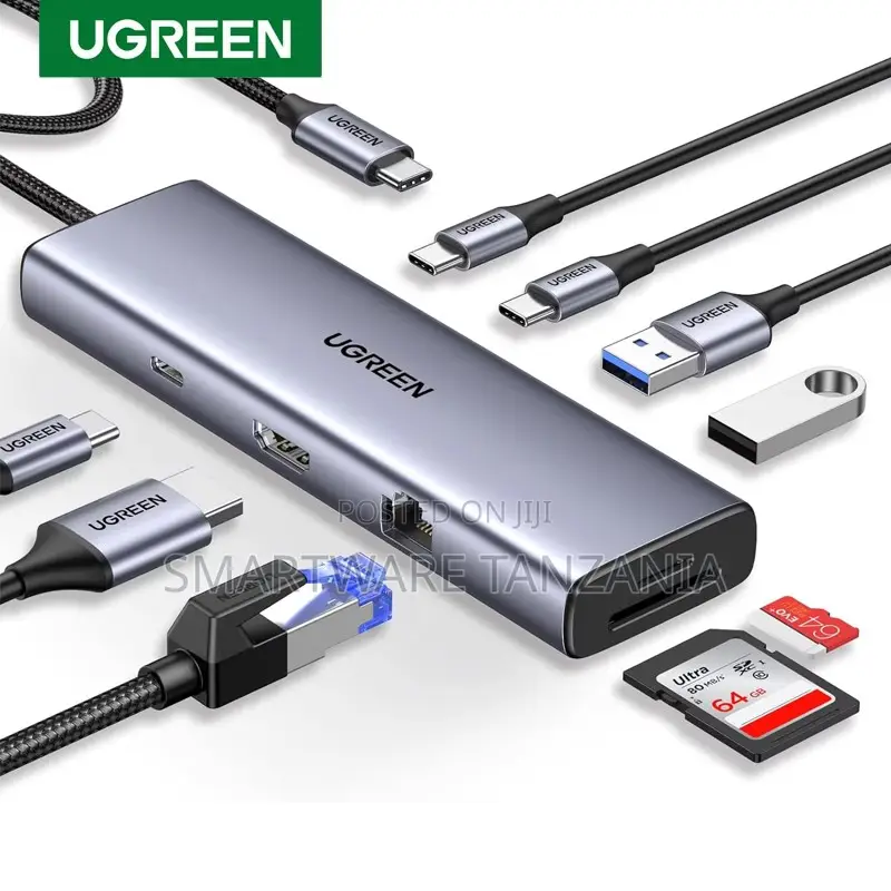 Ugreen Cm511 Usb C Hub 60hz Hdmi 2.0 Sd/Tf Card Usb 3.0 Macbook Air