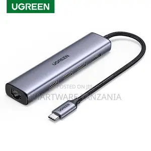 Ugreen Cm475 Usb C Hub 5 in 1 Gigabit Ethernet Rj45 Hdmi 2.0 Usb 3.0