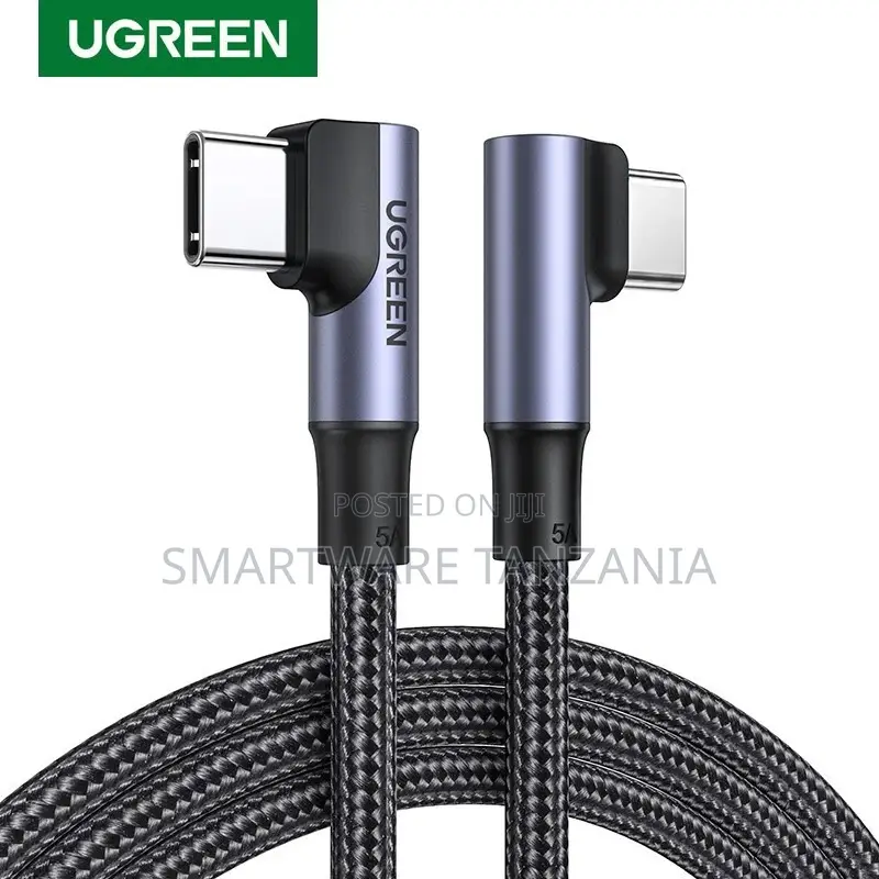 Ugreen 90 Degree Usb C Cable Pd 100w Right Angle Fast Charger Type C