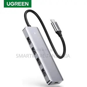 Ugreen Cm219 5 in 1 Usb C Hub 5 Port Type C Usb 3.0 Splitter Adapter