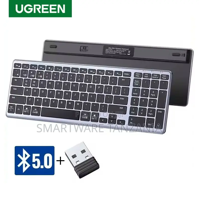 Ugreen Ku005 Rechargeable Wireless Keyboard Bluetooth 5.0 2.4g 99 Key