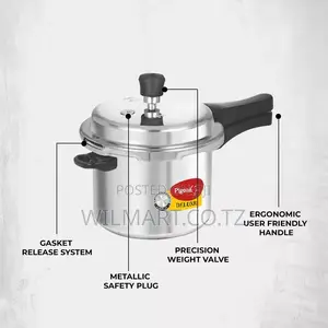 Pigeon Pressure Cooker 3l Deluxe Outer Lid Aluminium Sap 102