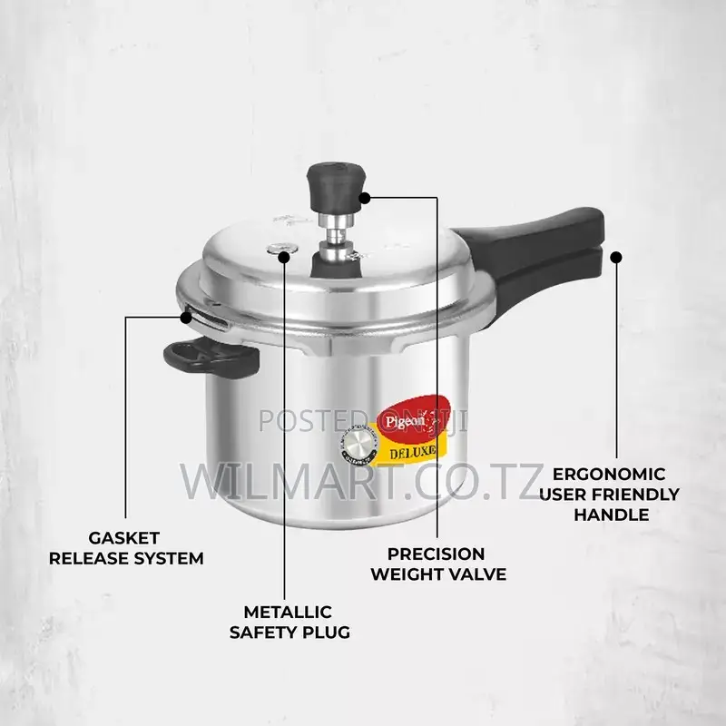 Pigeon Pressure Cooker 3l Deluxe Outer Lid Aluminium Sap 102