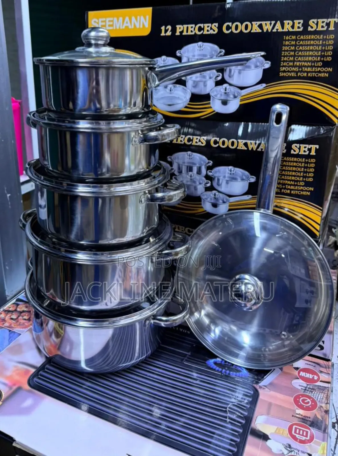 Sufuria Za Induction Cooker 6pcs