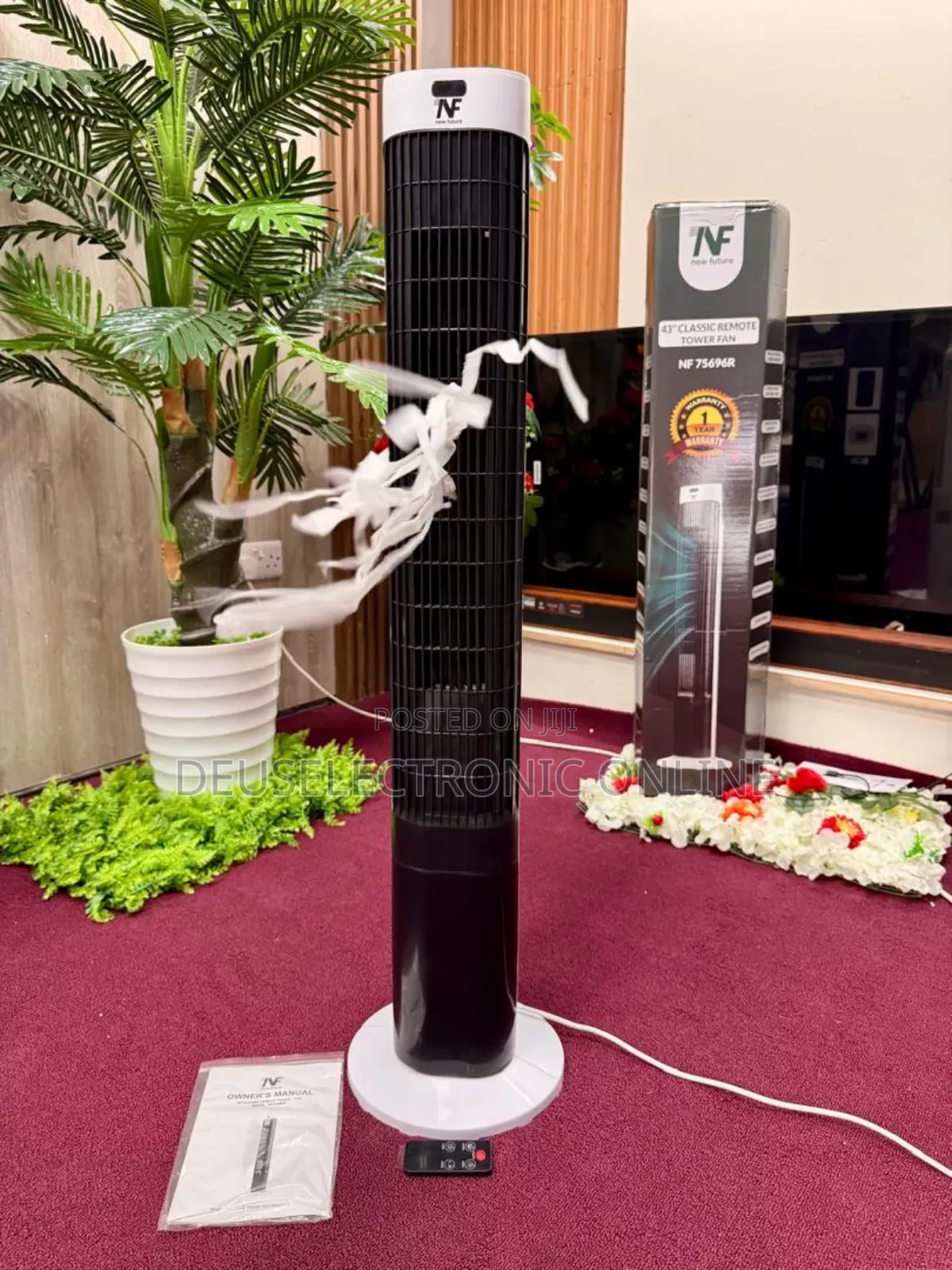 Nf Tower Fan Inch 43” . Smart Tower Fan Na Ina Remote