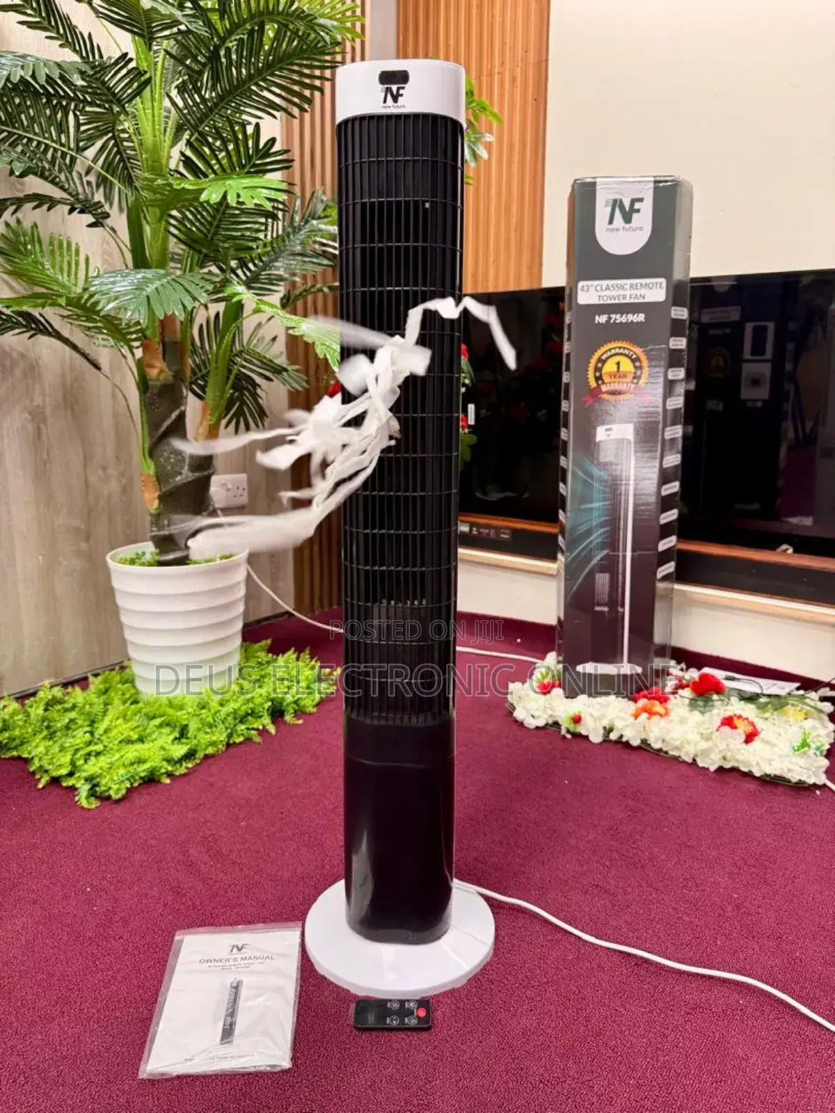Nf Tower Fan Inch 43” . Smart Tower Fan Na Ina Remote