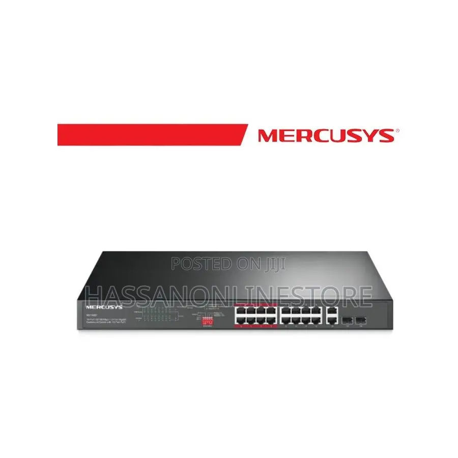 Mercusys Ms118cp 16-Port 10/100mbps + 2-Port Gigabit Switch