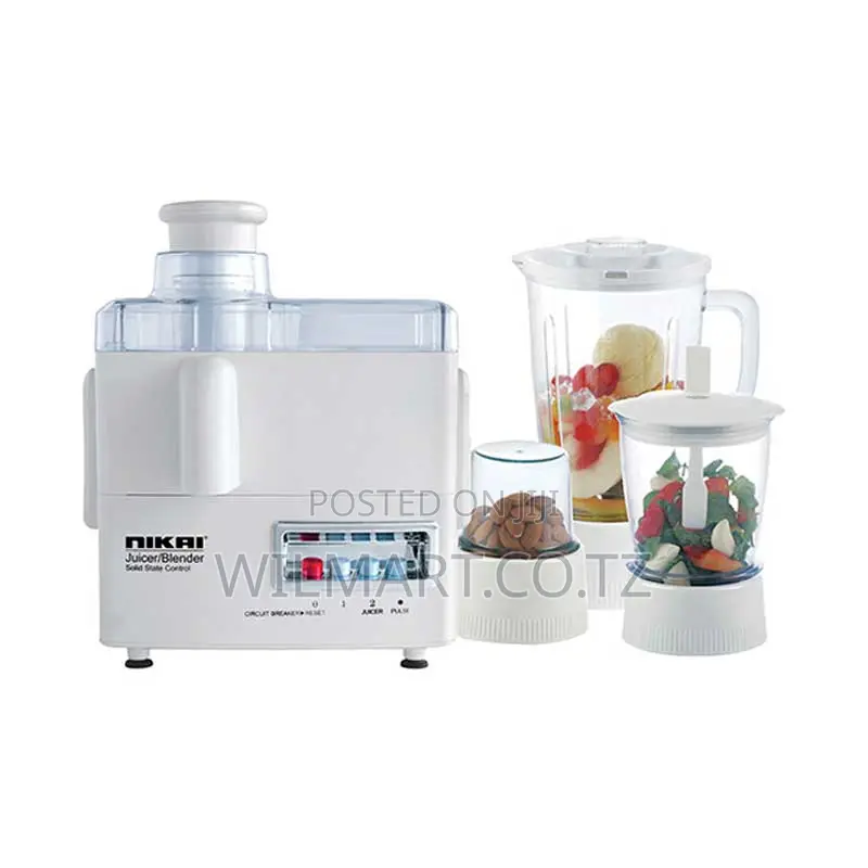 Nikai Juicer Extractor 1.6l 4 in 1 Juicer Blender Meat Chopper Grind