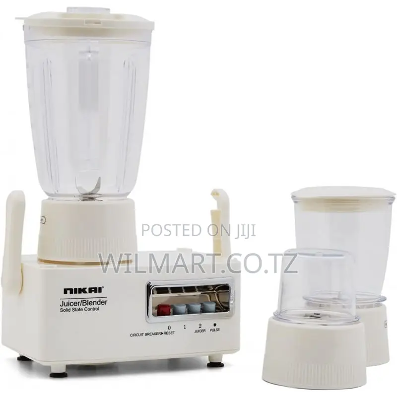 Nikai Juicer Extractor 1.6l 4 in 1 Juicer Blender Meat Chopper Grind