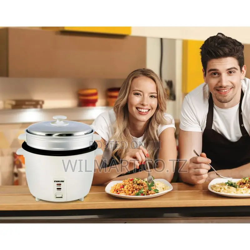 Nikai Rice Cooker 1.8l Keep Warm Function Teflon Coated Inner Pot 700w