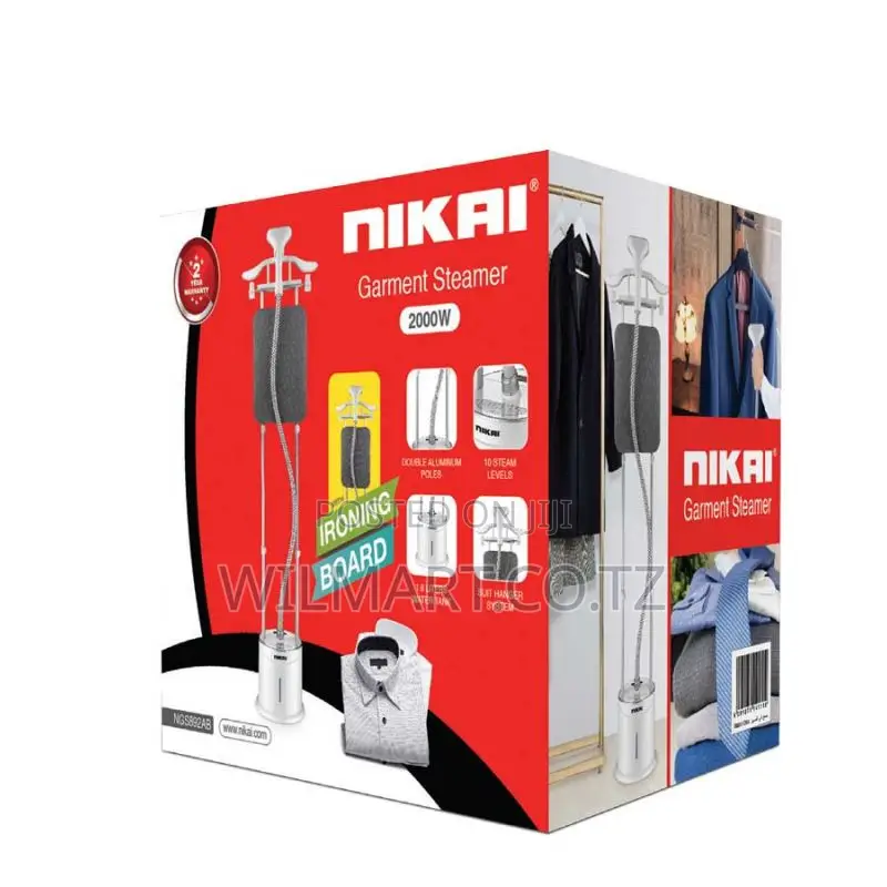 Nikai Garment Steamer 2l Tank Suit Hanger 2000w Ngs892ab Overheat Prot