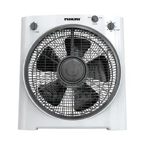 Nikai Box Fan 12inch With Rotating Grill 40w Nf755n2 60 Mins Timer 5 P