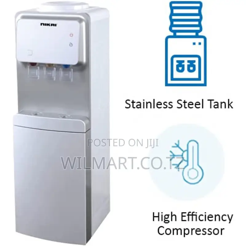 Nikai Water Dispenser 3 Taps Top Load With Cabinet Nwd1900c 3 Taps Hot