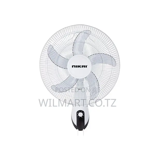 Nikai Wall Fan 16 Inch 5 Blades 3 Speeds 45w Nwf1635t1 T Class Copper