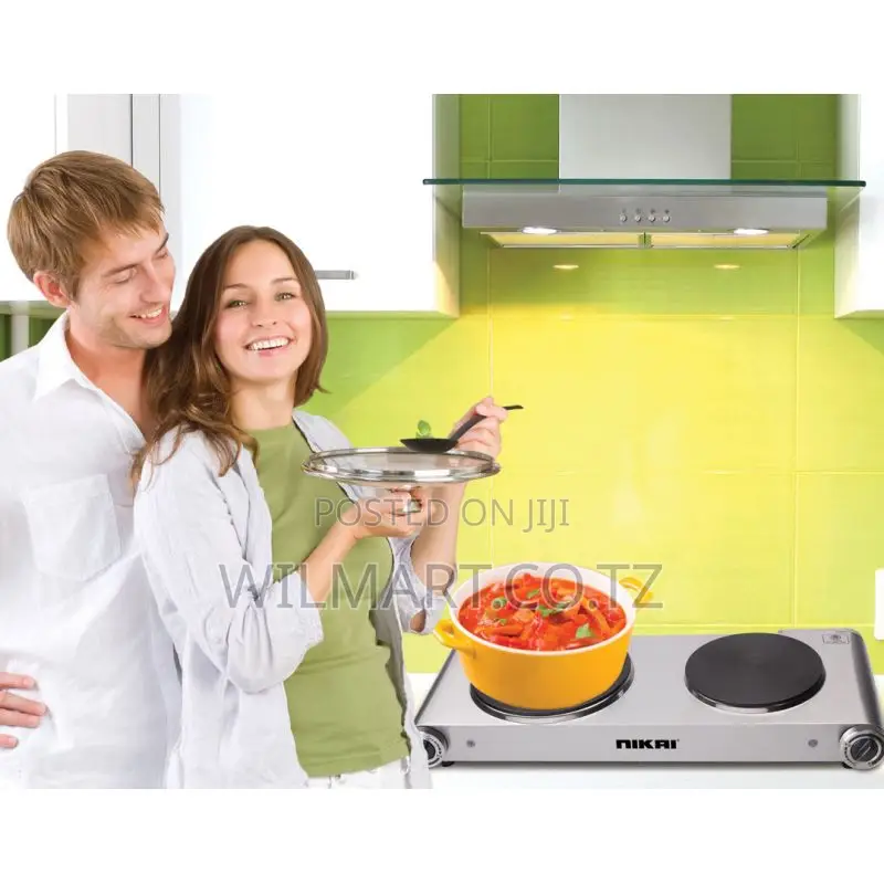 Nikai Hot Plate 188mm Double Steel Body 2500w Nktoe5n2 Overheat Protec