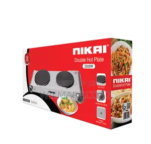 Nikai Hot Plate 188mm Double Steel Body 2500w Nktoe5n2 Overheat Protec