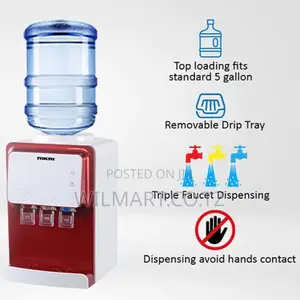 Nikai Water Dispenser 3 Taps Top Load With Table Top Nwd1900t
