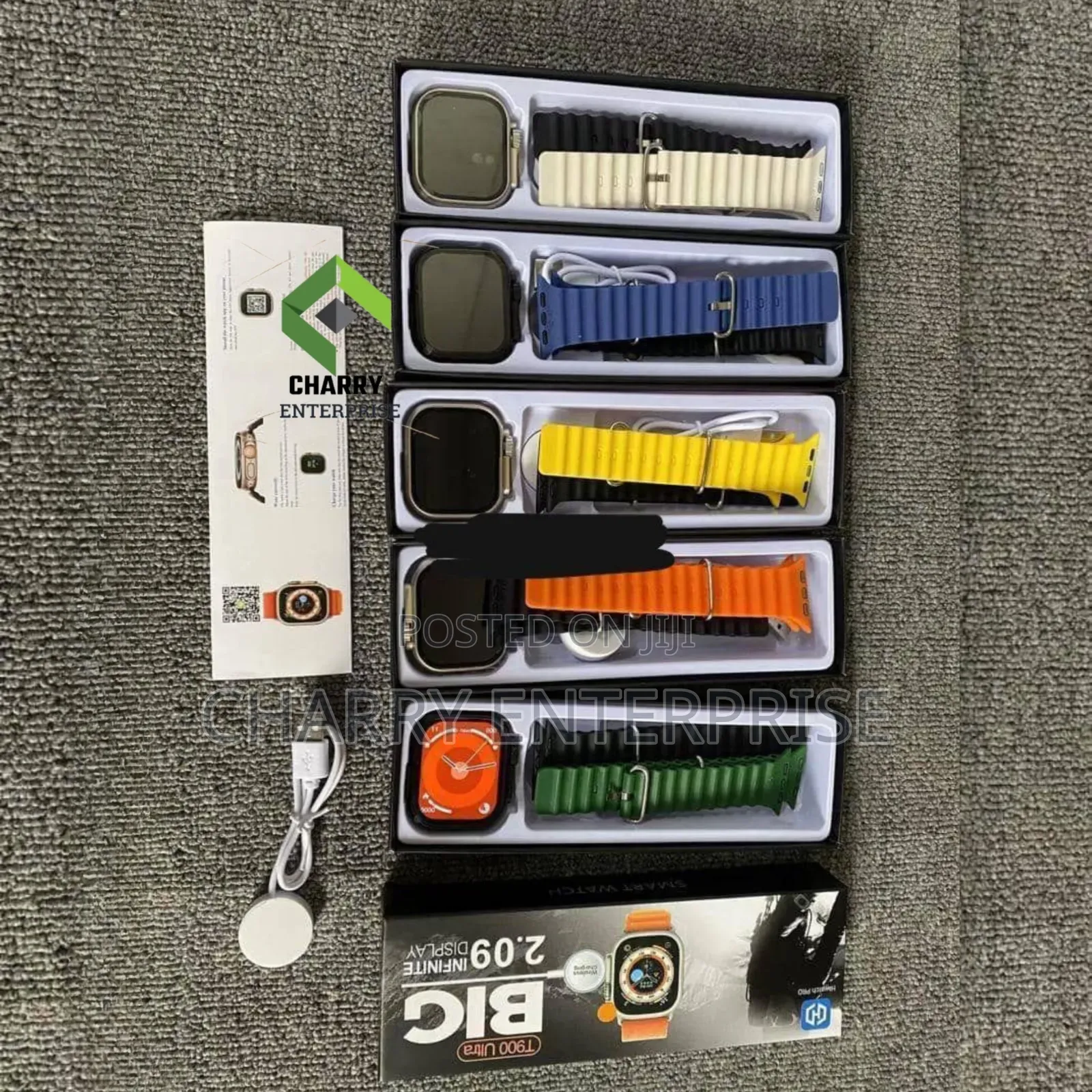 T800 Ultra Smartwatch 2 Bands Mikanda Miwili Rangi Unachagua Uipendayo