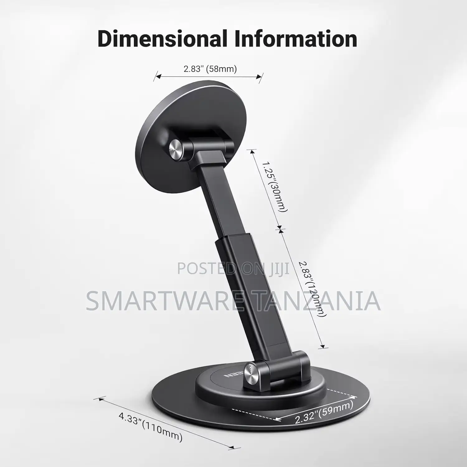 Ugreen Magnetic Phone Stand Height Adjustable 360 Rotation iPhone