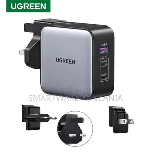 Ugreen 65w Usb C Charger Nexode 3 Port Gan Travel Cn Us Uk Eu Plug