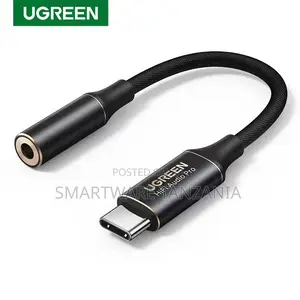 Ugreen Usb C to 3.5mm Audio Adapter 24bit 96khz Hifi Dac Braided Cable