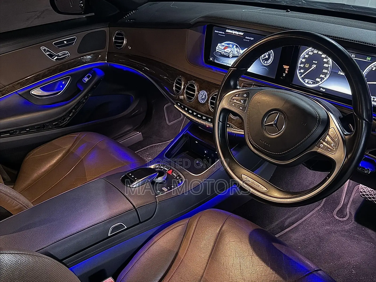 Mercedes-Benz S-Class Maybach S 600 (X222) 2016 Blue
