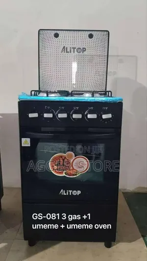 Alitop 3gas Plates + Electric Plate + 1 Electric Oven