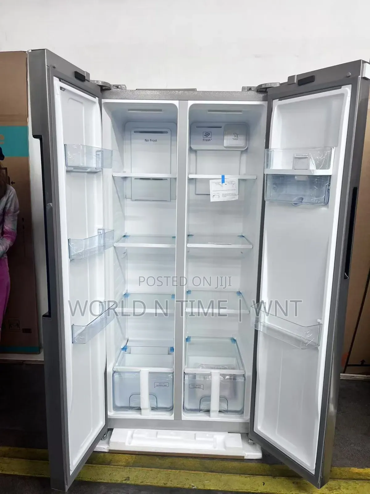 Aero Side by Side Refrigerator With Water Dispenser 450l (Asbs-43wd)