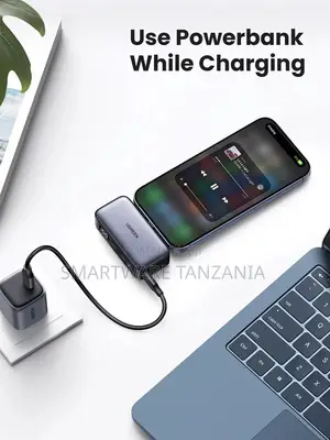 Ugreen Mini Portable Power Bank 5000mah 22.5w Charging Led Display