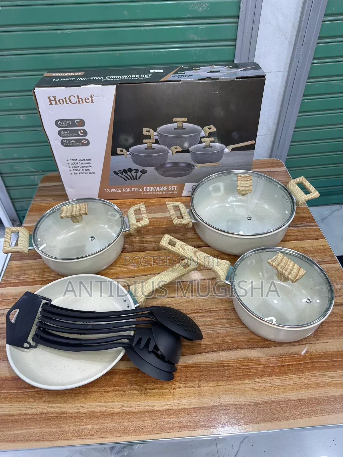13-Pieces Hot Chef Non Stick Sufuria Set
