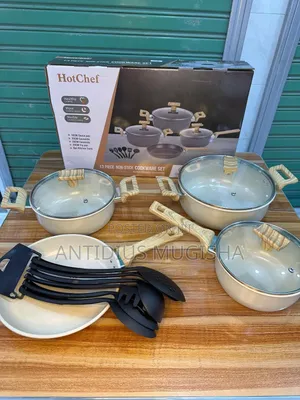 13-Pieces Hot Chef Non Stick Sufuria Set
