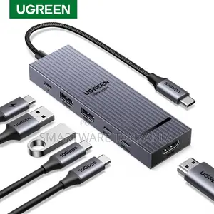 Ugreen 6 in 1 Usb C Hub - 60hz Hdmi 10gbps Usb 3.2 Docking Hub