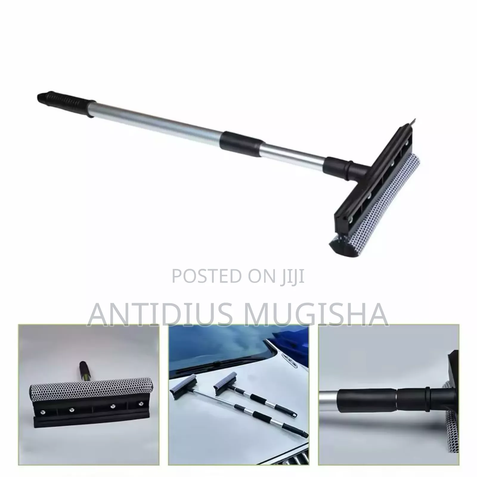 2-in-1 Adjustable Window Squeezee and Washer