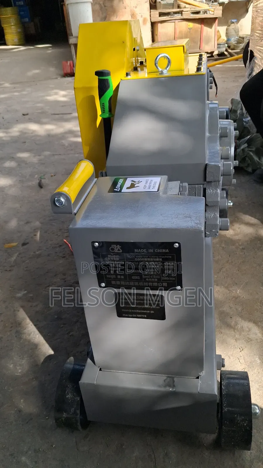 Steel Cutter Machine ,Model Gq50 , Contact